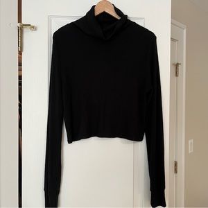 garage loose black turtleneck